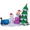 7ft. Airblown® Inflatable Christmas Misfit Toys Scene
